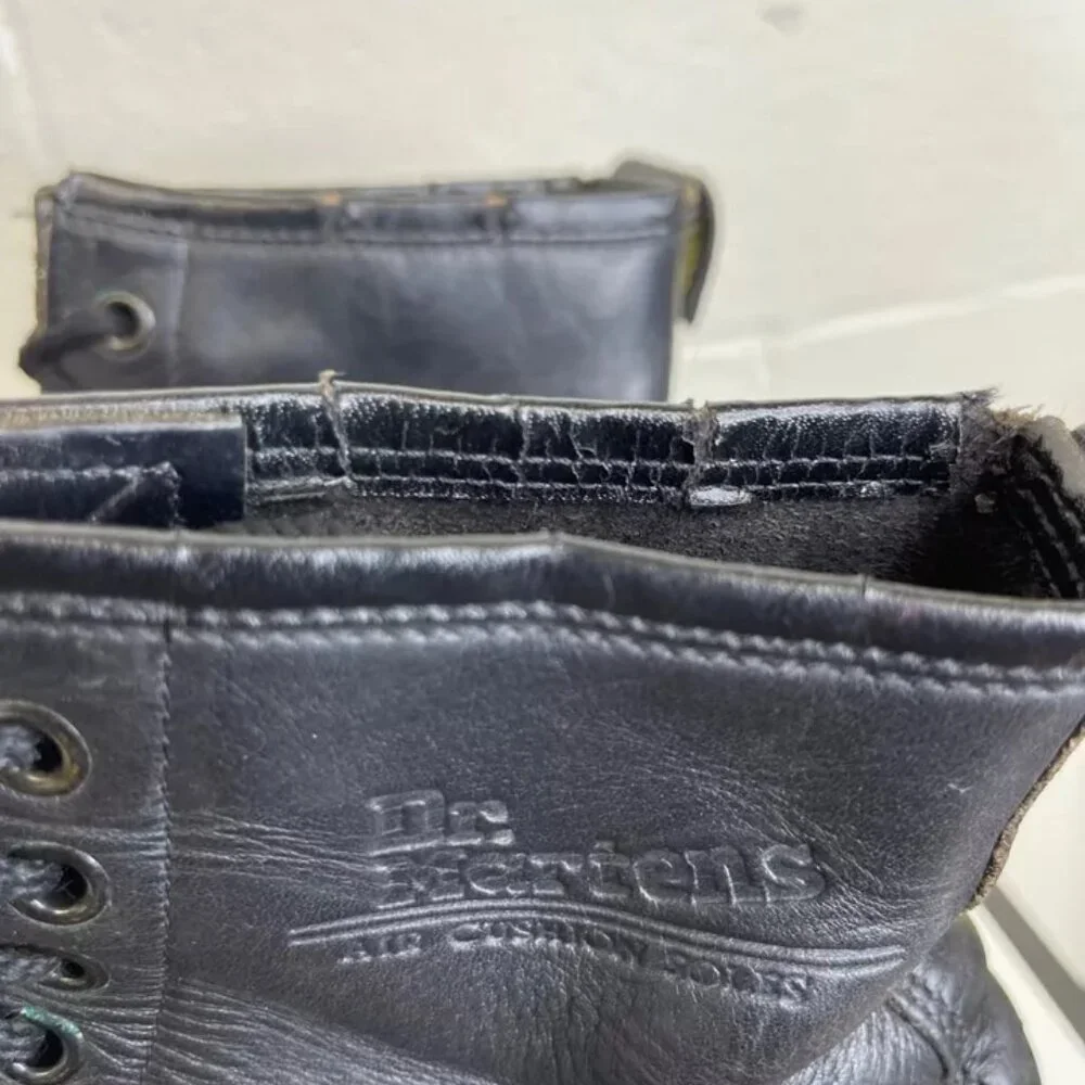 Dr. Martens 1460 Black Air Cushioned LeatherMade In England UK 5/MEN 6/WOMEN‎ 7